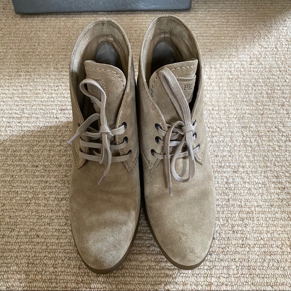 Authentic PRADA wedge half-boots - Picture 7 of 8